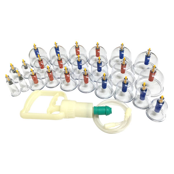 Cupping Therapy Sets Massage Cups For Cupping Chinese Cupping Set With Pump Self Cupping Vacuum Cupping Set Massage Cupping Set Cup Suction Therapy Kit 24 Cups